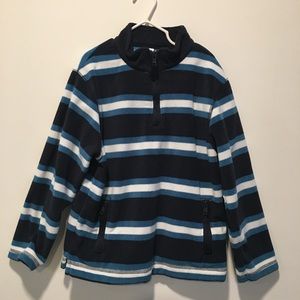 Gymboree Boys Size 5-6 Small Winter Pullover Fleece-like Jacket Shirt w/Pockets